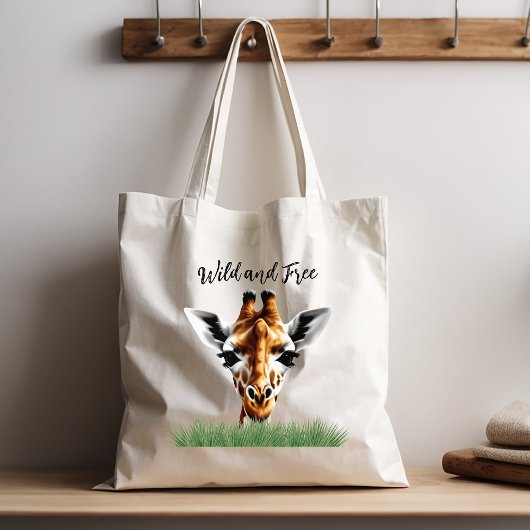 Tote Bag Giraffe Sauvage Et Gratuite