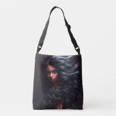 Tote Bag girl black hair (Dos)