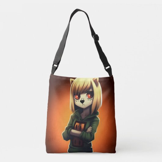 Tote Bag Girl Green Sweater (Dos)