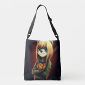 Tote Bag Girl Green Sweater (Dos)