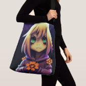 Tote Bag Girl mallow (De près)