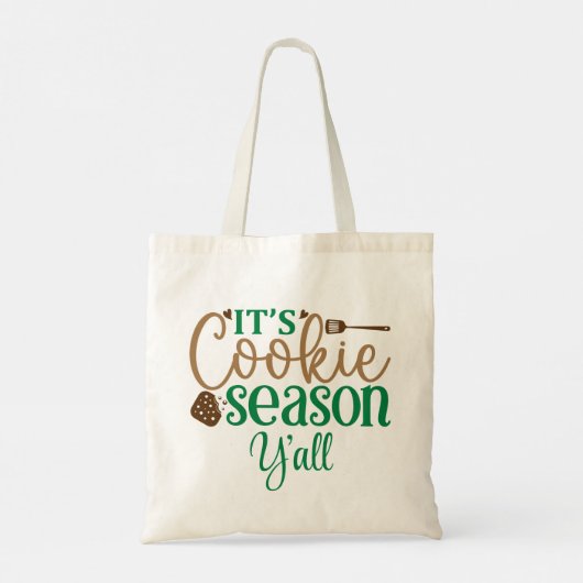 Tote Bag Girl Scout It's Cookie Season Y'all Quote (Dos)