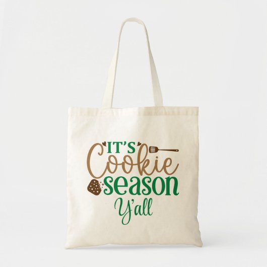 Tote Bag Girl Scout It's Cookie Season Y'all Quote (Devant)