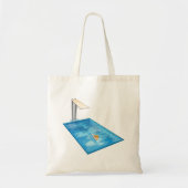 Tote Bag Girl Swimming (Devant)
