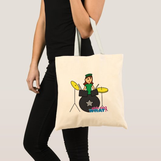 Tote Bag Girls Can't WHAT ? ColorizeME Custom (Devant (produit))