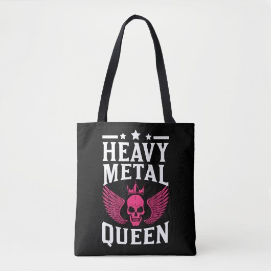 Tote Bag Girls Heavy Metal Queen Rock and Roll (Devant)