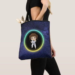 Tote Bag Girls Karate Galaxy