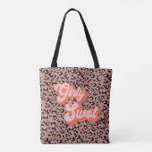 Tote Bag Girly Swot Leopard Print (Dos)