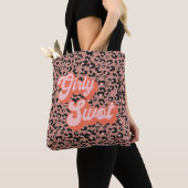 Tote Bag Girly Swot Leopard Print (De près)