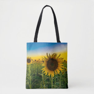 Tote Bag Gisement de tournesol du Kansas