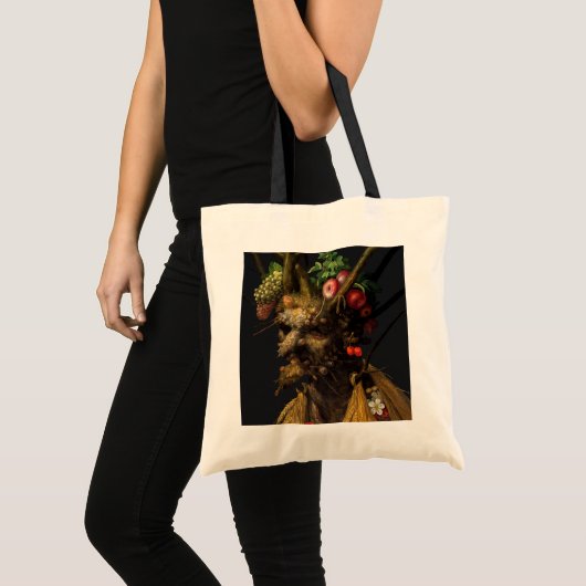 Tote Bag Giuseppe Arcimboldo - Quatre saisons en une tête (Devant (produit))