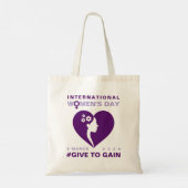 Tote Bag Give To Gain International Women's Day 2026 (Dos)