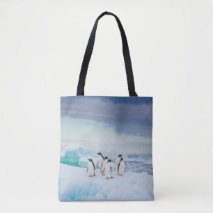 Tote Bag Glace et neige Adelie Penguins Antarctique
