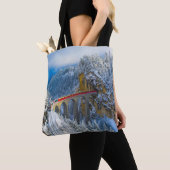 Tote Bag Glace et neige | Express Bernina, Suisse (De près)