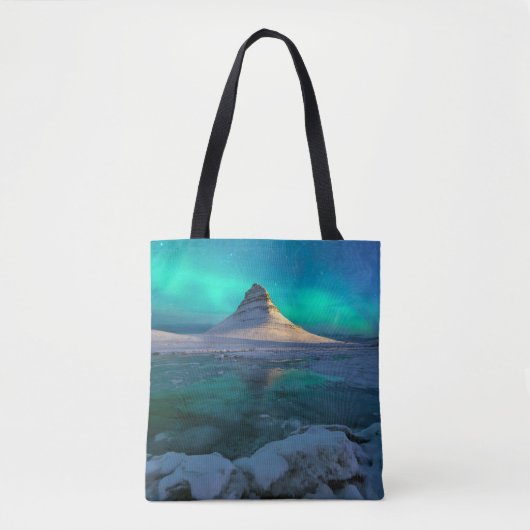 Tote Bag Glace et neige | Kirkjufell Mountain, Islande (Devant)
