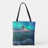 Tote Bag Glace et neige | Kirkjufell Mountain, Islande (Dos)