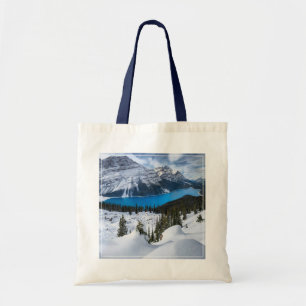 Tote Bag Glace et neige Lac Peyto, Rocheuses canadiennes