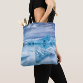 Tote Bag Glace et neige | Lagune Jokulsarlon, Islande (De près)
