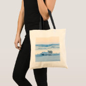 Tote Bag Glace et neige | Ours polaire Iceberg Norvège (Devant (produit))