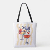 Tote Bag 🍦 GLACE – Graphisme Rétro Mignon de Glace (Dos)