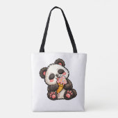 Tote Bag Glace Panda Mignon (Dos)
