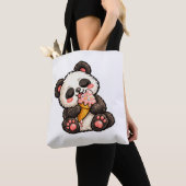Tote Bag Glace Panda Mignon (De près)