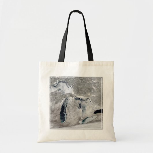 Tote Bag Glace Sur Les Grands Lacs, États-Unis. (Devant)