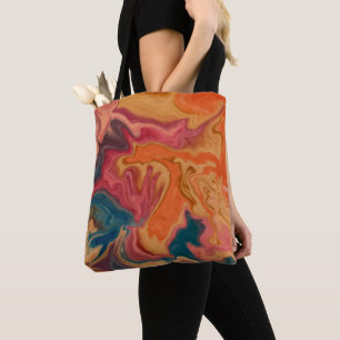Tote Bag  Glaçure aquarelle de coucher de soleil 