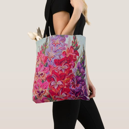 Tote Bag Gladiolas en fleurs (De près)