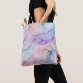 Tote Bag Glam Imaginaire épais moelleux Ethereal Pastel (De près)