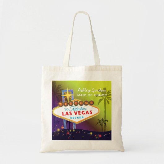 Tote Bag Glam Las Vegas Mariage Maid of Honor Gift (Devant)