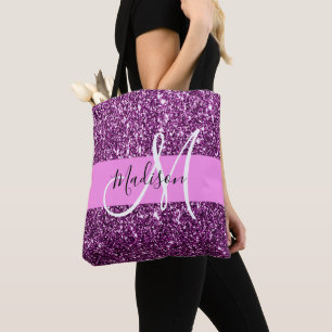 Tote Bag Glam Pink & Purple Parties scintillant Sparkings N