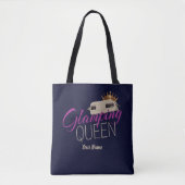 Tote Bag Glamping Queen Camping with vintage caravans (Devant)