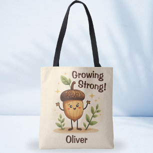 Tote Bag Gland de sourire adorable grandissant en force