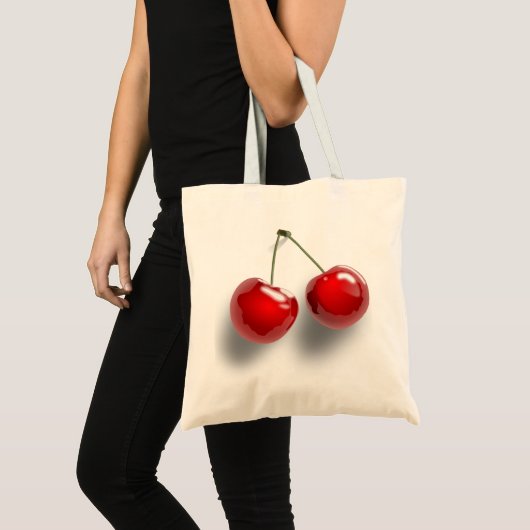 Tote Bag Glazed Stemmed Cherries Quirky (Devant (produit))