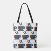 Tote Bag Glitch à café (Dos)
