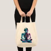 Tote Bag ❤️ GLITCH SE PASSE ! Amusant Ai Chatbot Mèmes de c (Devant (produit))