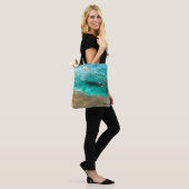 Tote Bag Glitterie moderne Artsy Abstrait (Sur le modèle)