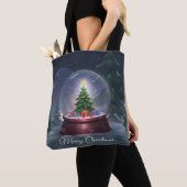Tote Bag Globe des neiges de l'arbre de Noël (De près)