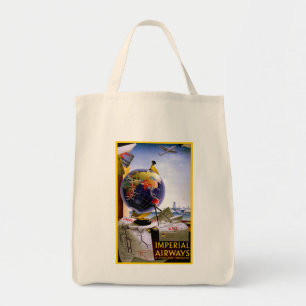 Tote Bag Globe d'Imperial Airways
