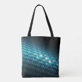 Tote Bag Globes bleus 3D (Dos)