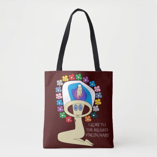 TOTE BAG GLOIRE À LA VIERGE BÉNÉFICIÉE MARY (Devant)