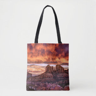 Tote Bag Gloire du matin rose