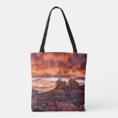 Tote Bag Gloire du matin rose (Dos)