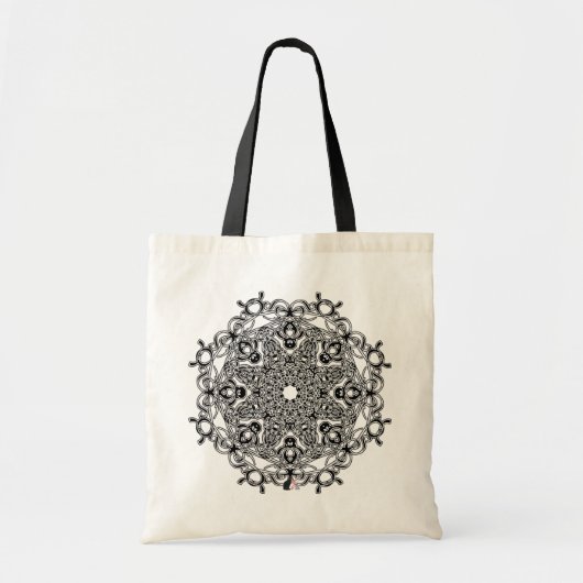 Tote Bag Glyphe octa vivace (Devant)
