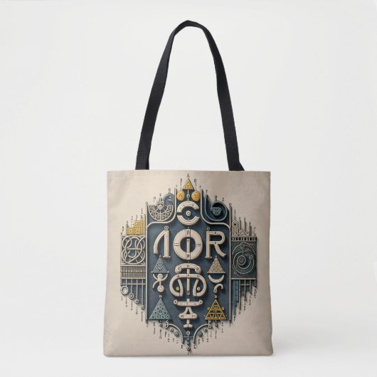 Tote Bag Glyphic Nexus (Devant)