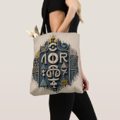 Tote Bag Glyphic Nexus (De près)