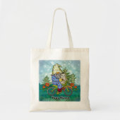 Tote Bag Gnome à vélo (Devant)