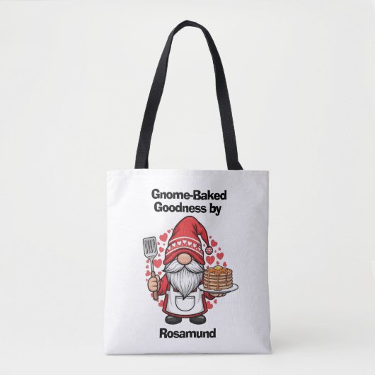 Tote Bag Gnome au design maison (Devant)