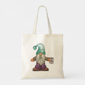 Tote Bag Gnome de automne mignonne avec Mug de café (Dos)